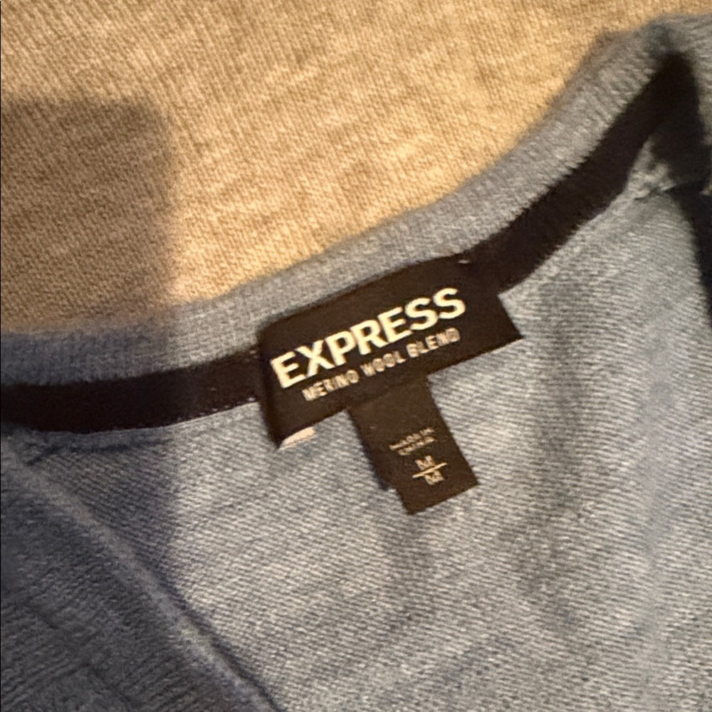 MENS BUNDLE OF THREE Express Long Sleeve Light Sweaters Shirts - Picture 4 of 6